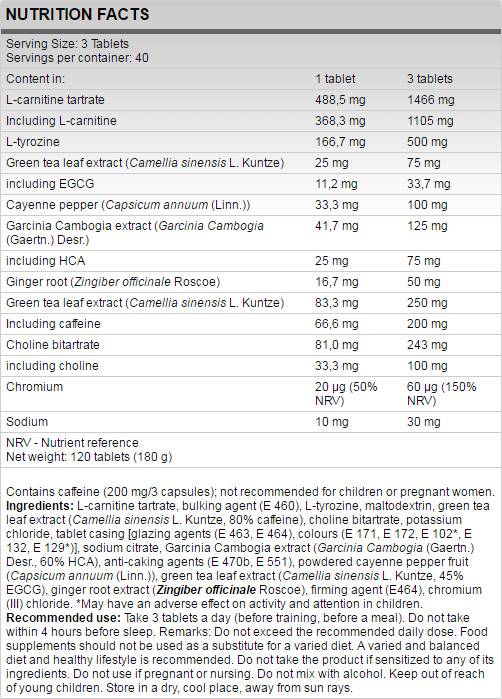Xtreme Thyroburn - 120 таблетки