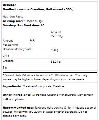 COR Performance Creatine - 306 грама