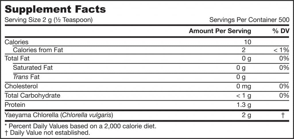 Yaeyama Chlorella Powder 1000 грама