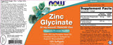 Цинк глицинат 30mg. / 120 Softgels