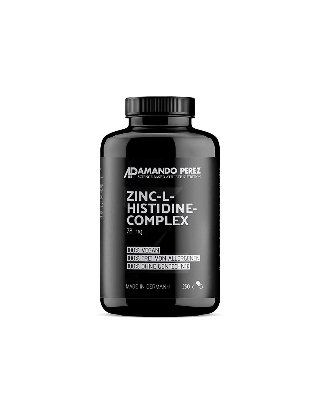 Zink L-Histidine Komplex / Цинк Л-хистидин комплекс, 250 капсули <tc>Vitabay</tc>