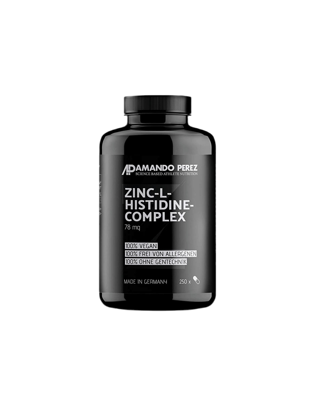 Zink L-Histidine Komplex / Цинк Л-хистидин комплекс, 250 капсули <tc>Vitabay</tc>