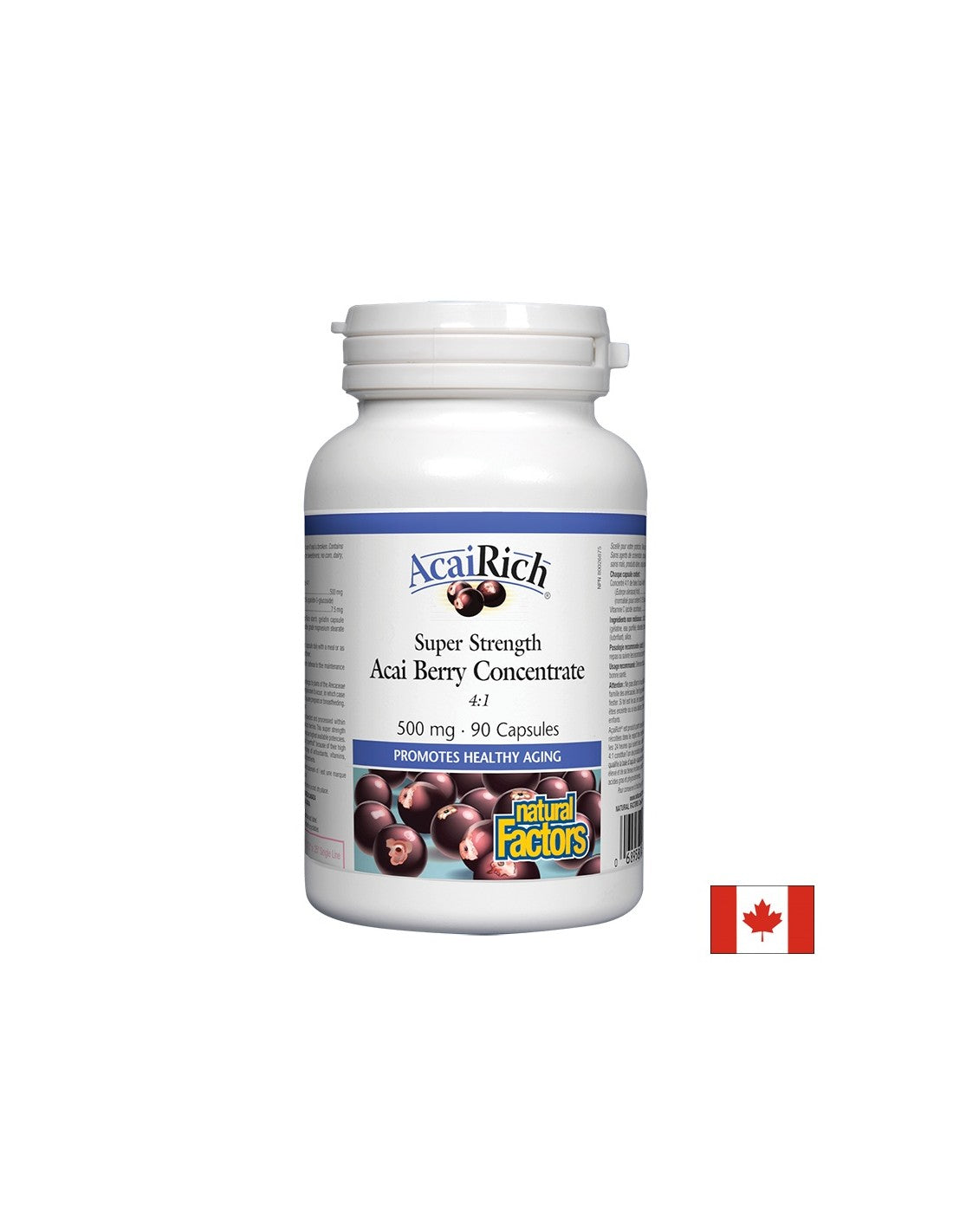 Acai Berry Concentrate 4: 1 500 mg - 90 капсули