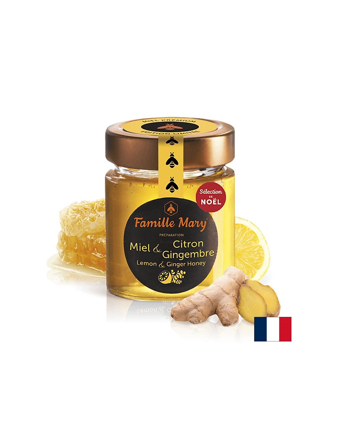 Акация мед с лимон и джинджифил, 170 g