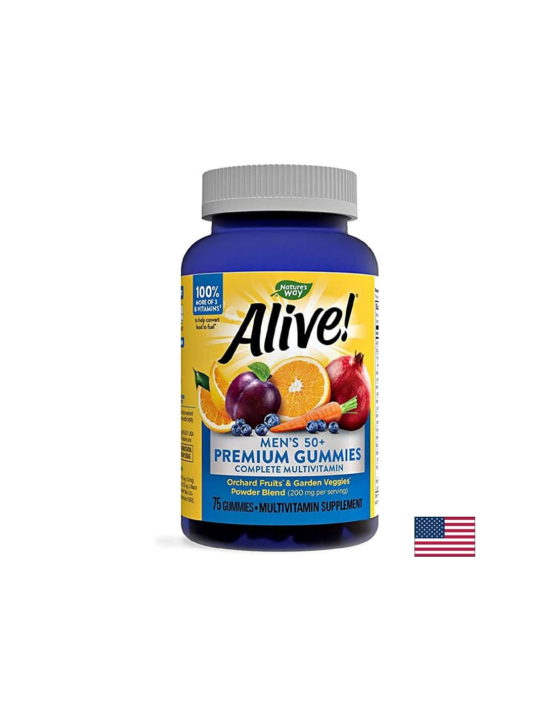 <tc>Alive</tc>! Мултивитамини за мъже 50+ - 75 дъвки
