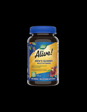 Alive! Mens Gummy Complete Multivitamin / Alive! Nature's Way Men's Multivitamin, 60 Softgels - Nutra Best Europe