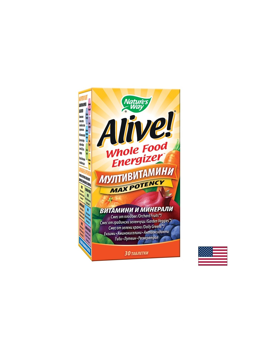 <tc>Alive</tc>! Мултивитамини - 30 таблетки