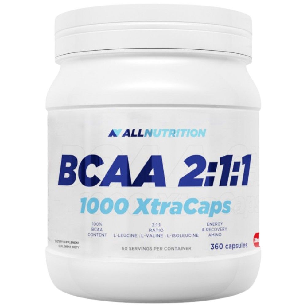 BCAA 2: 1: 1 1000 XTRACAPS - 360 капсули