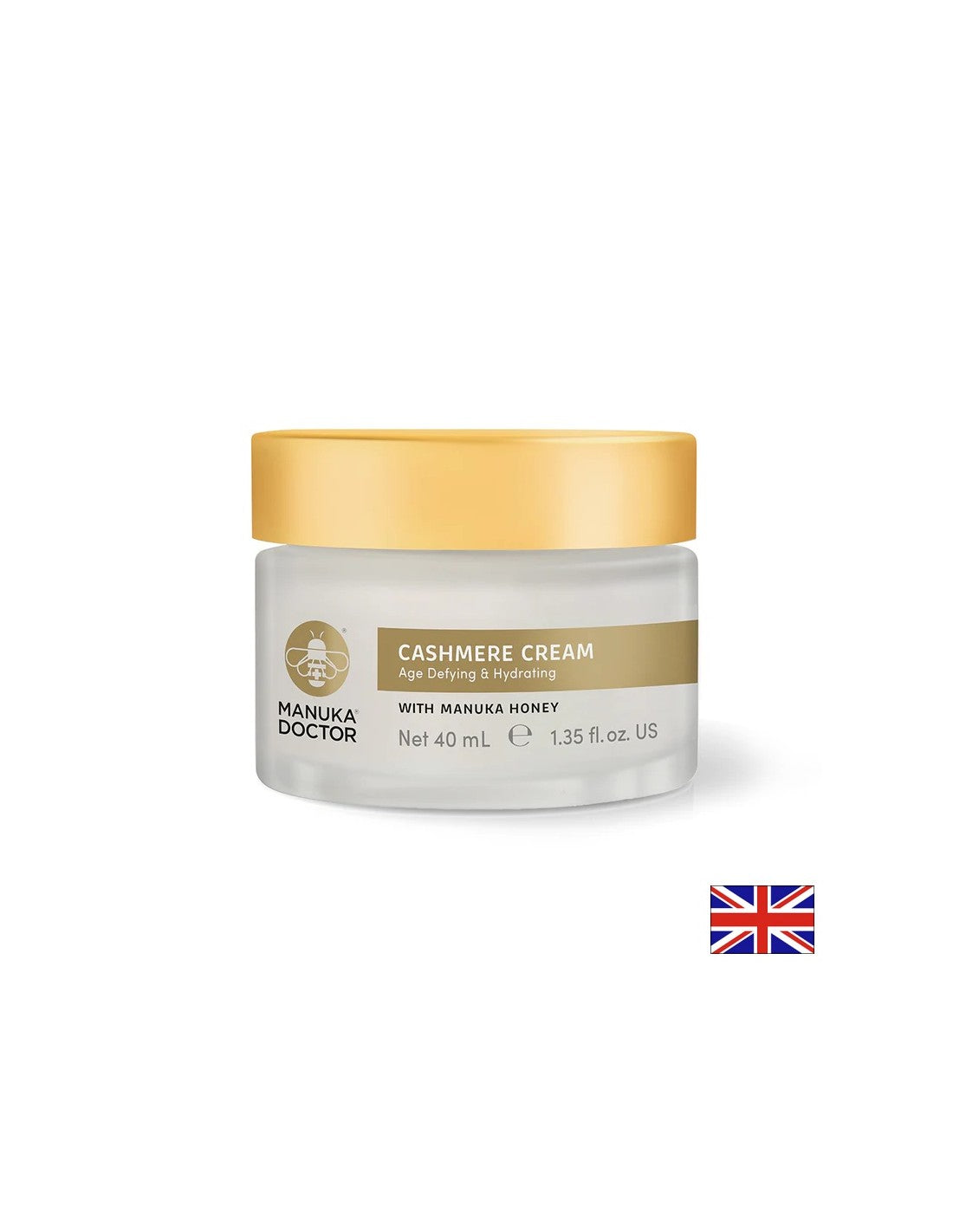 Крем за лице против стареене с кашмир и мед Manuka, 40 ml
