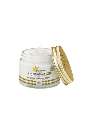 Anti-Age regenerating night face cream with organic royal jelly, 50 ml Fleurance Nature - Nutra Best Europe