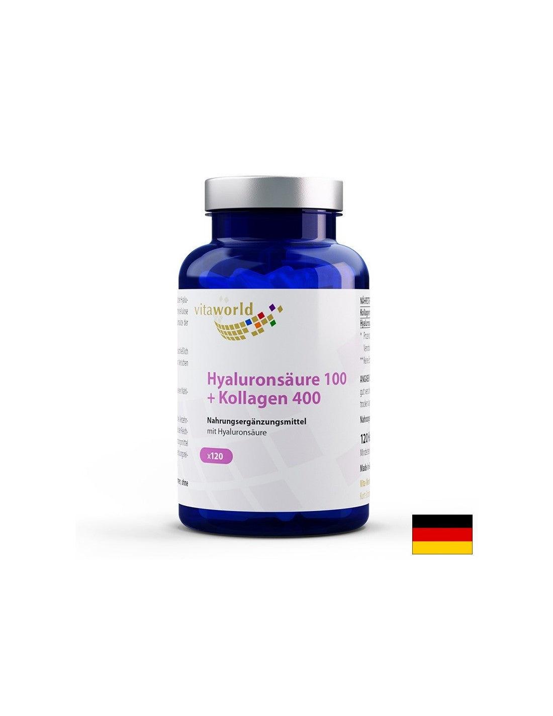 Antiaging - Hyaluronic Acid + Collagen, 120 капсули