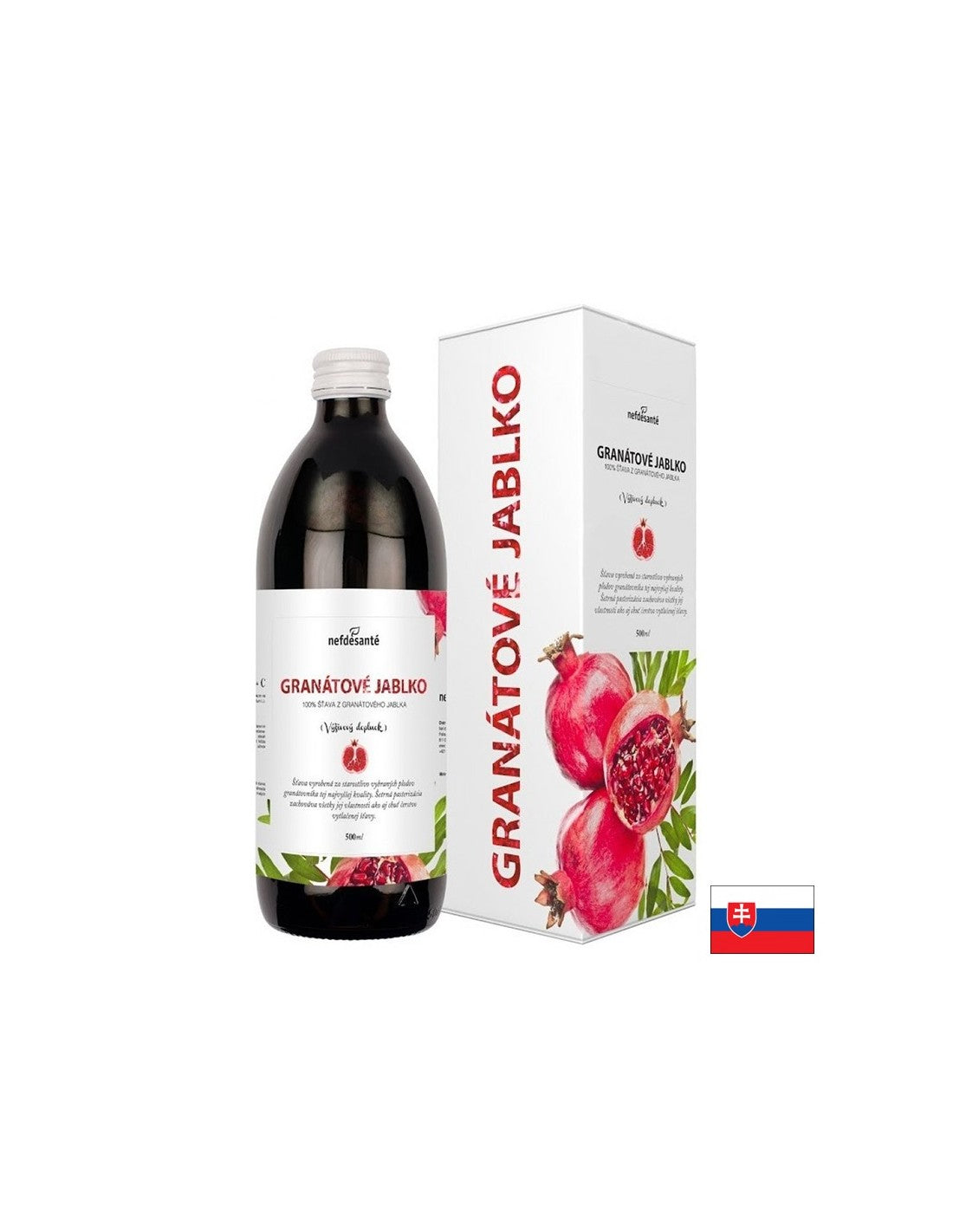 Сок от нар - антиоксидант и енергиен тоник, 500 ml, 10 дози