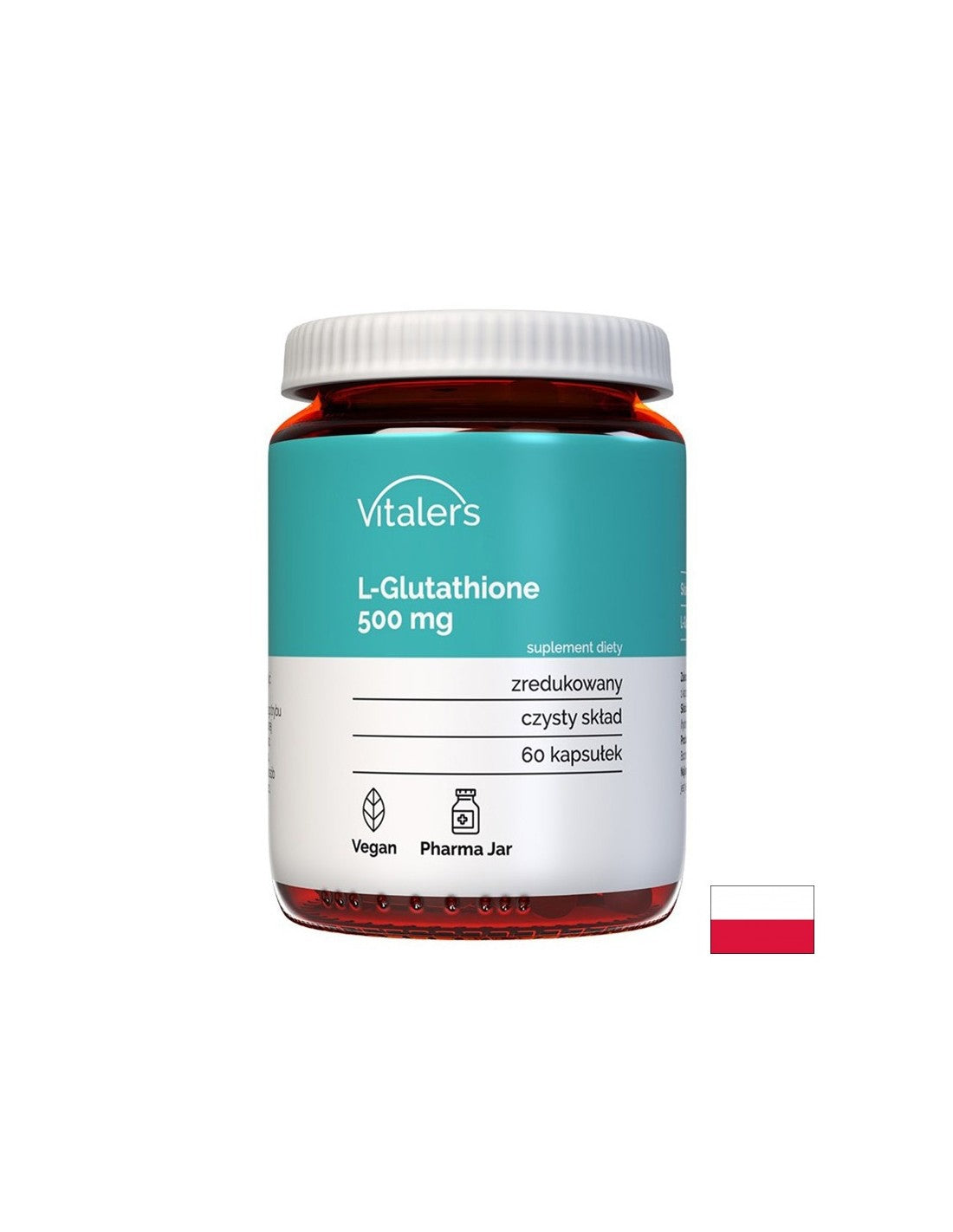 Антиоксидант за здрав черен дроб - L -глутатион, 500 mg x 60 капсули