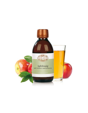 Apfelessig mit Grüntee und Kräutern / Apple cider vinegar + green tea and herbs, 250 ml. Bärbel Drexel - Nutra Best Europe