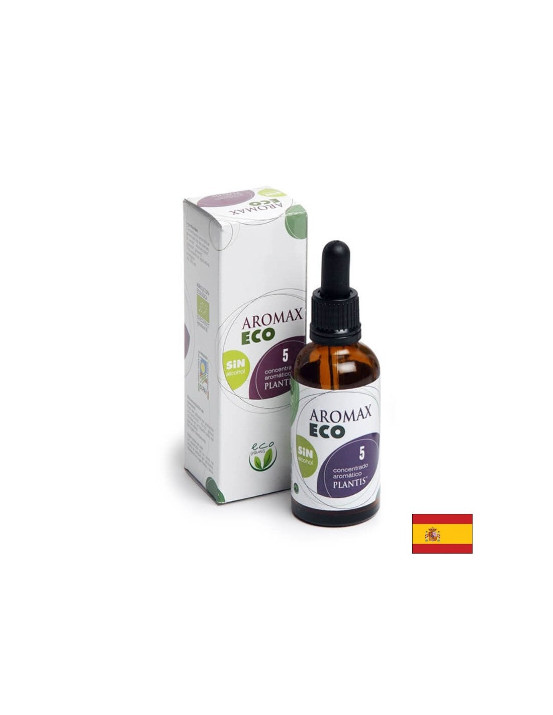 Билкова тинктура за детоксикация - Aromax Eco 5 Plantis®, без алкохол, 50 ml