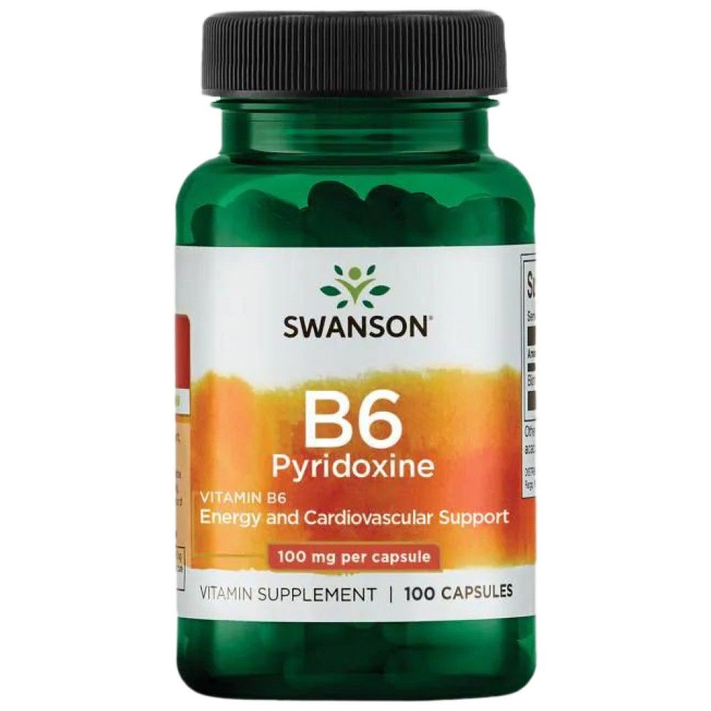 Витамин В6 100 mg / пиридоксин - 100 капсули