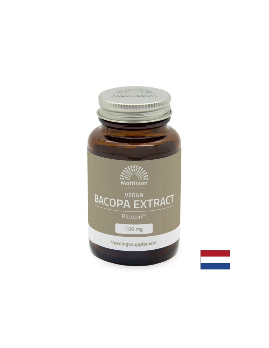Bacopa Monnieri + цинк, витамин В12 и черен пипер Bacopin ™ - концентрация, памет и психическа яснота, 60 капсули