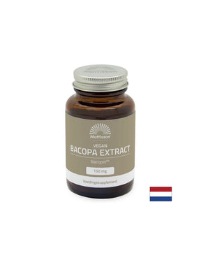 Bacopa monnieri + zinc, vitamin B12 and black pepper Bacopin™ - Concentration, memory and mental clarity, 60 capsules - Nutra Best Europe