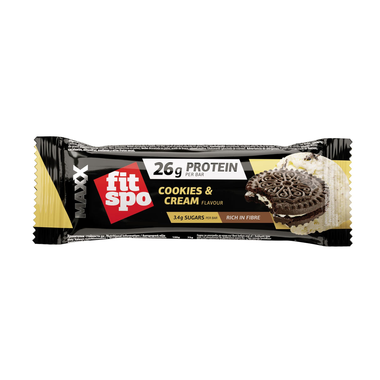 Maxx Bar Biscuits and Cream - 12 x 75 грама
