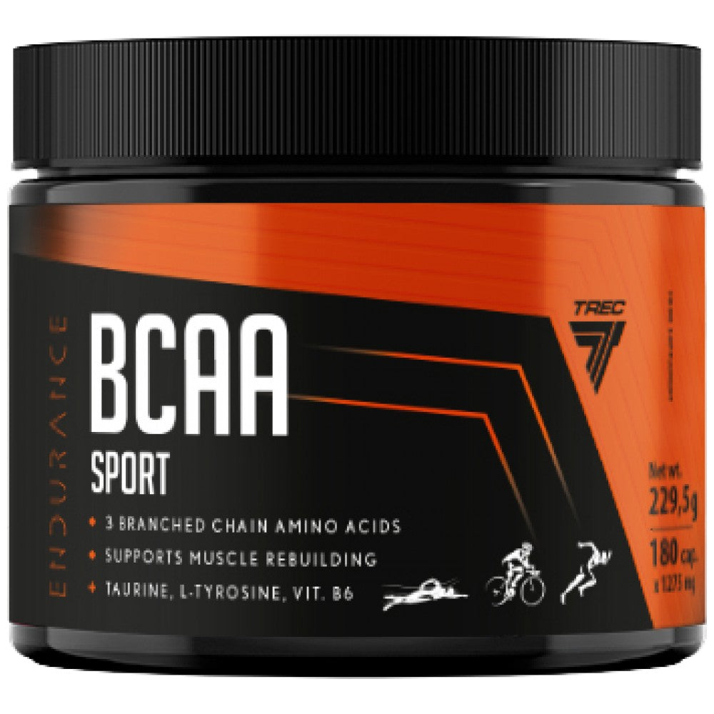 BCAA Endurance Sport Caps | с L -тирозин - 180 капсули