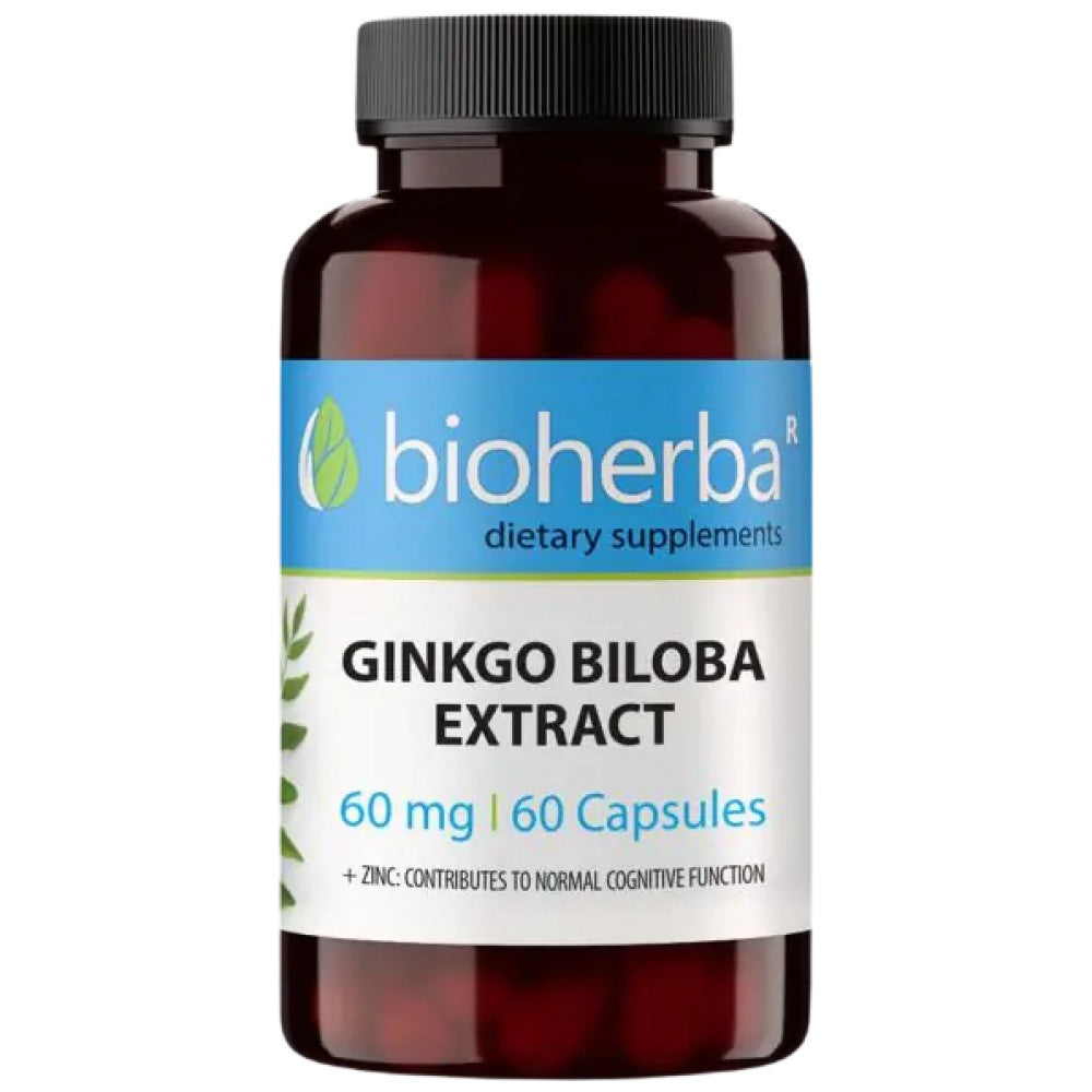Екстракт от Ginkgo Biloba 60 mg - 60 капсули