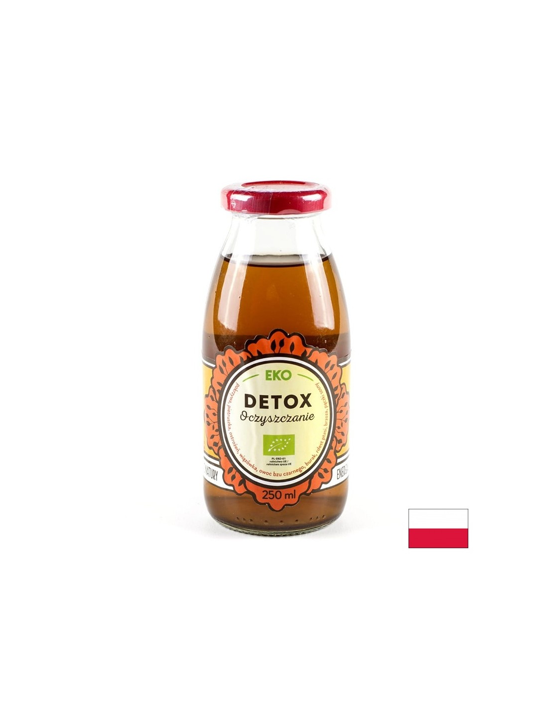 Билкова напитка Детокс Био, 250 мл <tc>Dary Natury</tc>