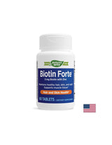 Biotin Forte® - Biotin Forte® с цинк, 60 таблетки Nature's Way