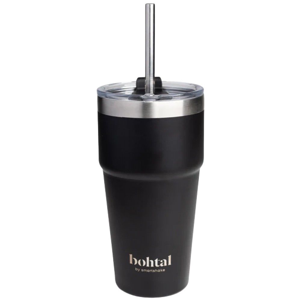 Bohtal изолирана чаша за пътуване | Черен - 600 ml
