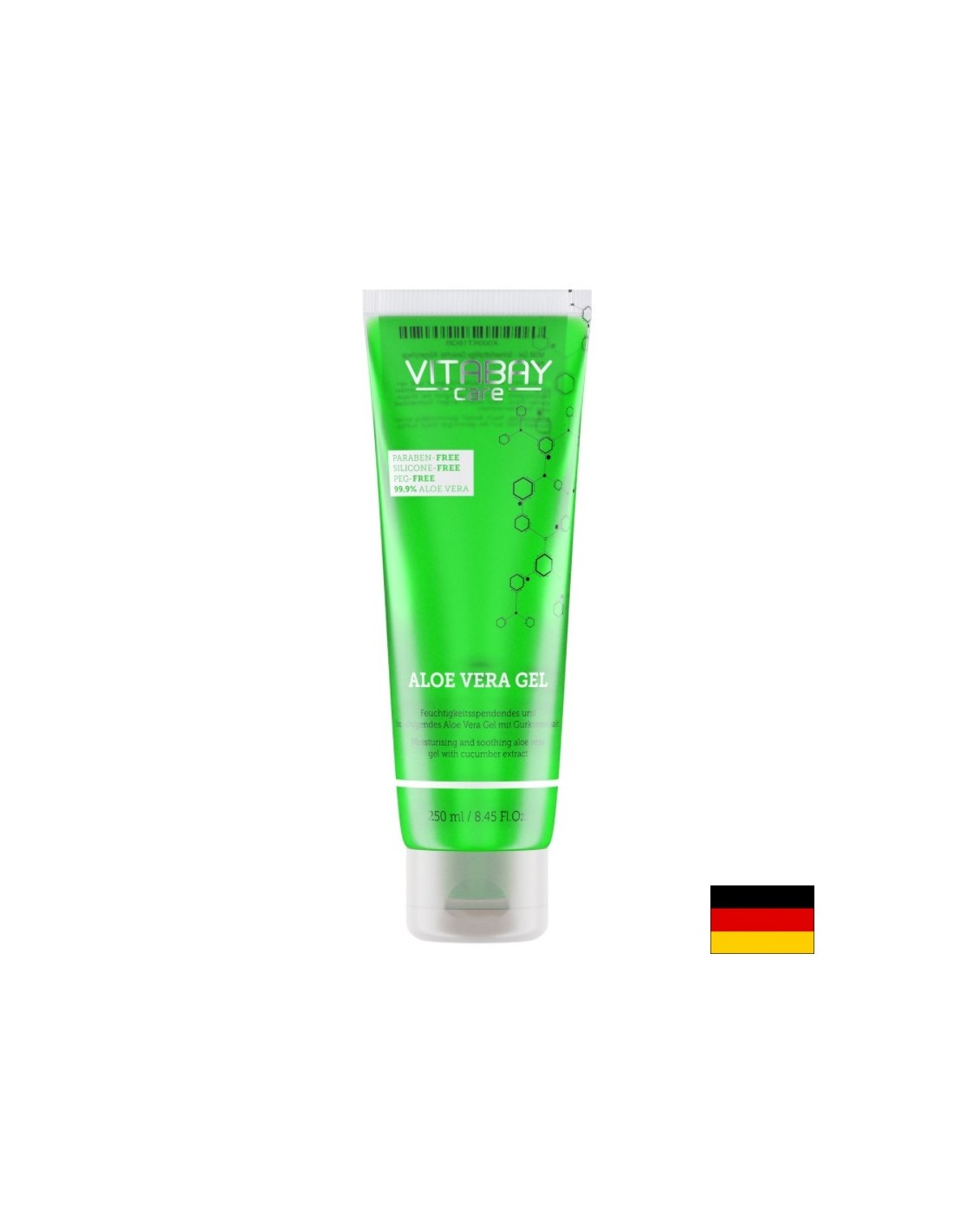 Care Aloe Vera Gel - Гел от алое вера 99,9% с екстракт от краставица, 250 мл <tc>Vitabay</tc>