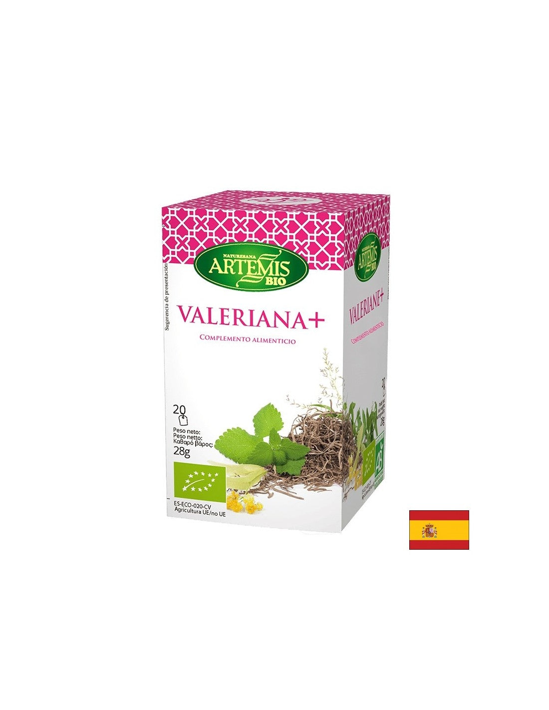Валерийски чай + билки, 20 торбички за филтри Herbes del Moli