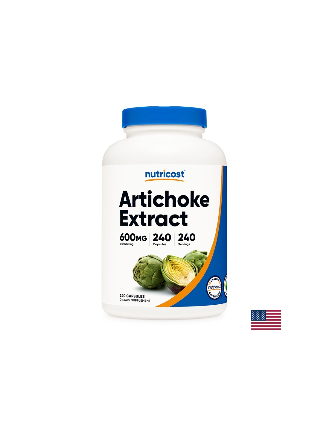 Черен дроб и жлъчен мехур - Артишок, 240 <tc>Nutricost</tc> капсули