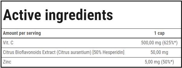 Vit.c силен 500 | Витамин С 500 mg - 100 капсули