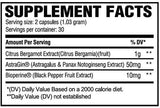 Bergamot 1000 mg | С Astragin - 60 капсули