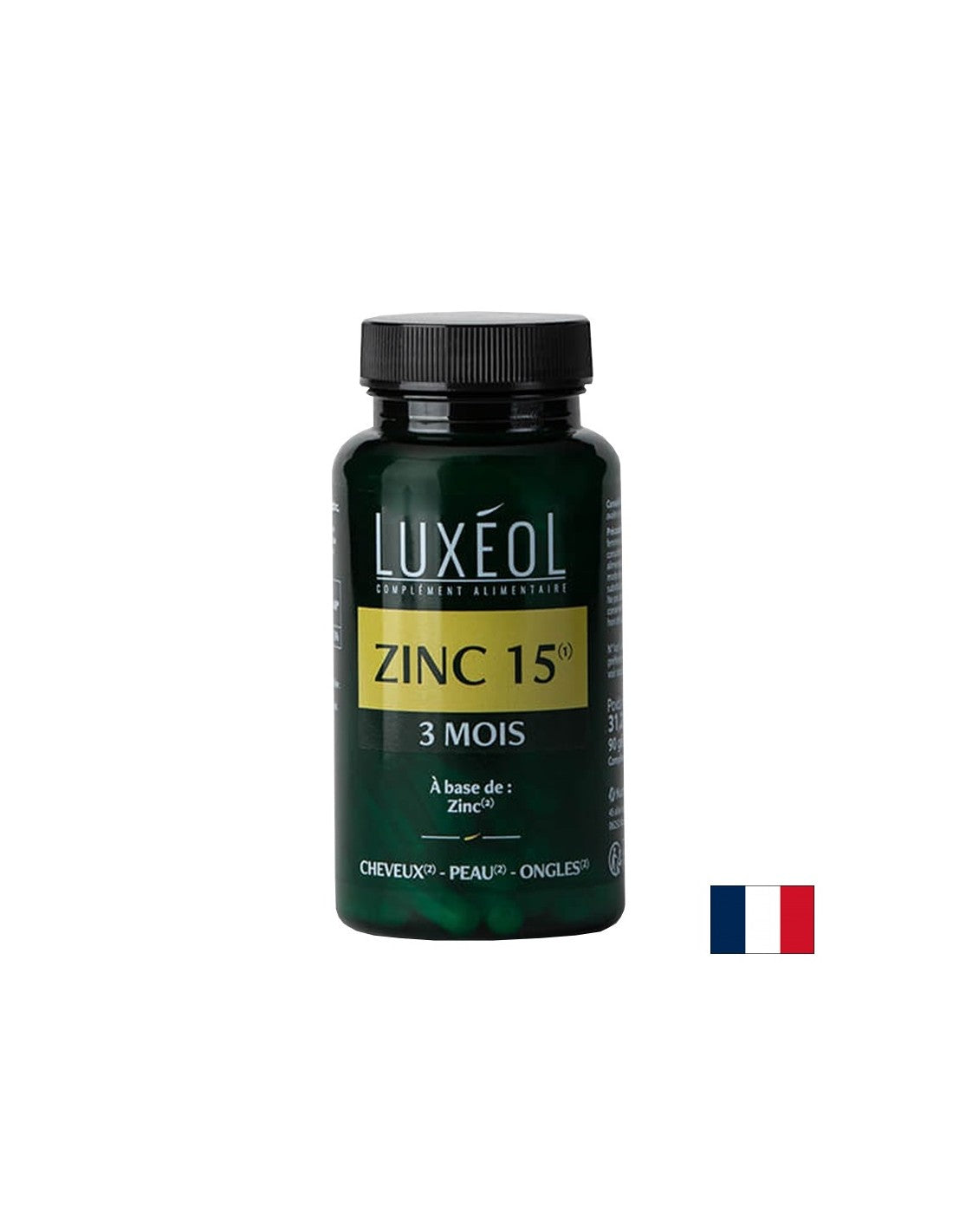 Цink (цitrat) за имунит, Коса и Коу, 15 mg х 90 Капсули