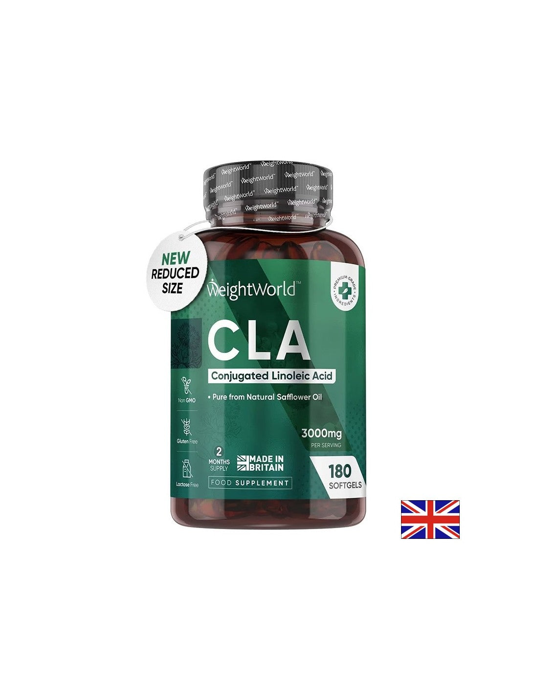 CLA - конюгирана линолова киселина, 3000 mg x 180 Softgels World World