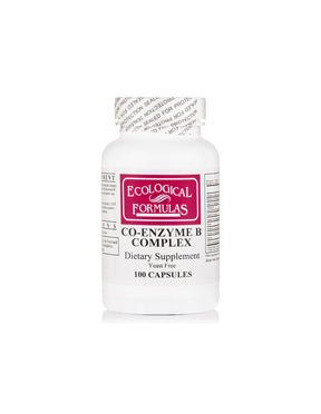 Coenzyme B-Complex - cellular energy and metabolism - Super bioactive B vitamins, 100 capsules - Nutra Best Europe