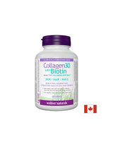 Collagen30® with Biotin / Колаген (биоактивни колагенови пептиди) с биотин, 120 табл. <tc>Webber Naturals</tc>