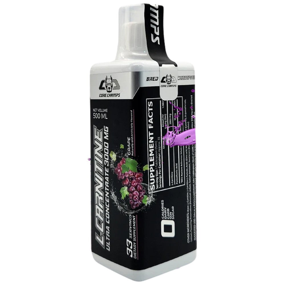 L -карнитин течност 3000 mg - 500 ml