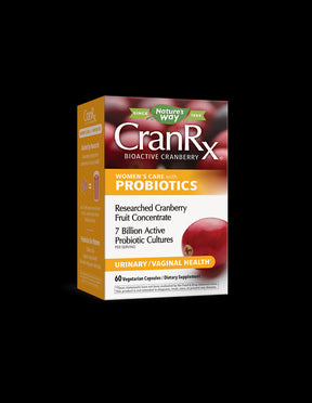 CranRx® Women`s Care with probiotics with cranberry + 7 billion act. probiotics x 60 capsules Nature's Way - Nutra Best Europe