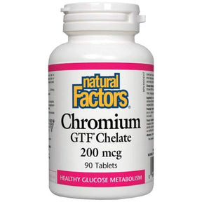 Chromium GTF Chelate 200 mcg 90 Tablets - Nutra Best Europe