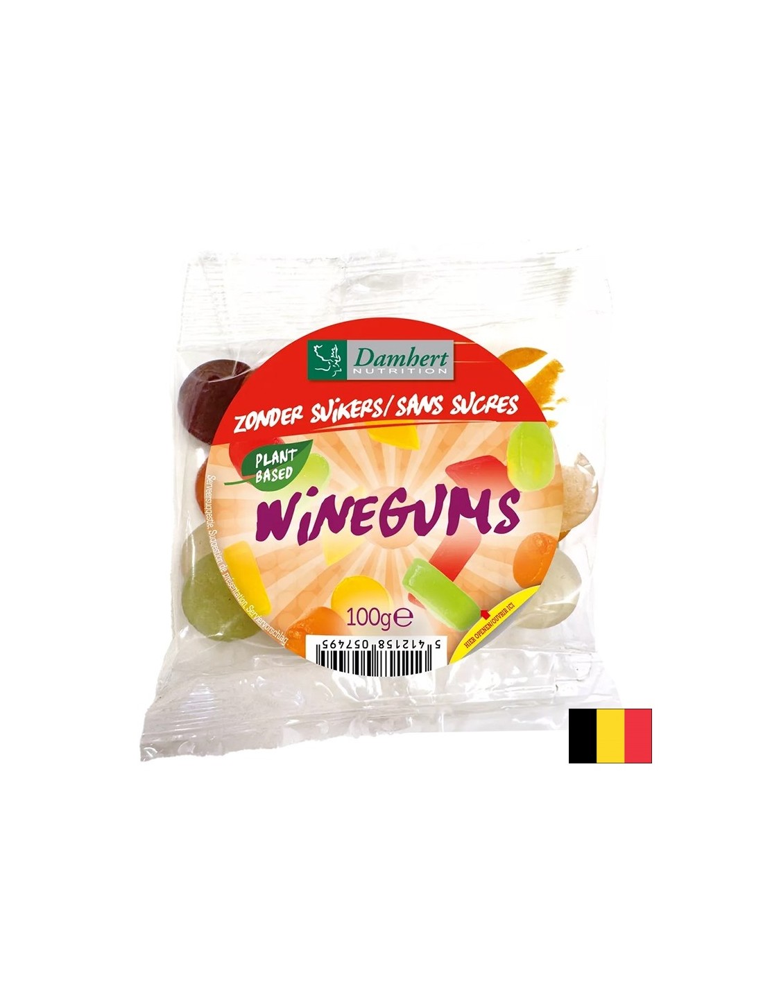 Chewy Fruit Candies (без захар), 100 g