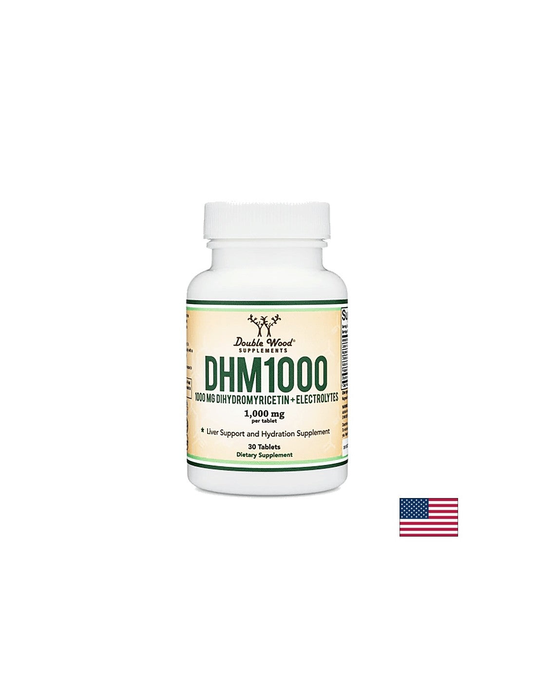 Dihydromyricetin + Electrolytes/ Дихидромирицетин + електролити, 30 табл. <tc>Double Wood</tc>