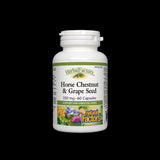 Конски кестенян и гроздово семе 350 mg - 60 капсули