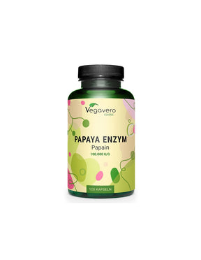 Good digestion - Papaya enzymes, 700 mg x 120 capsules - Nutra Best Europe