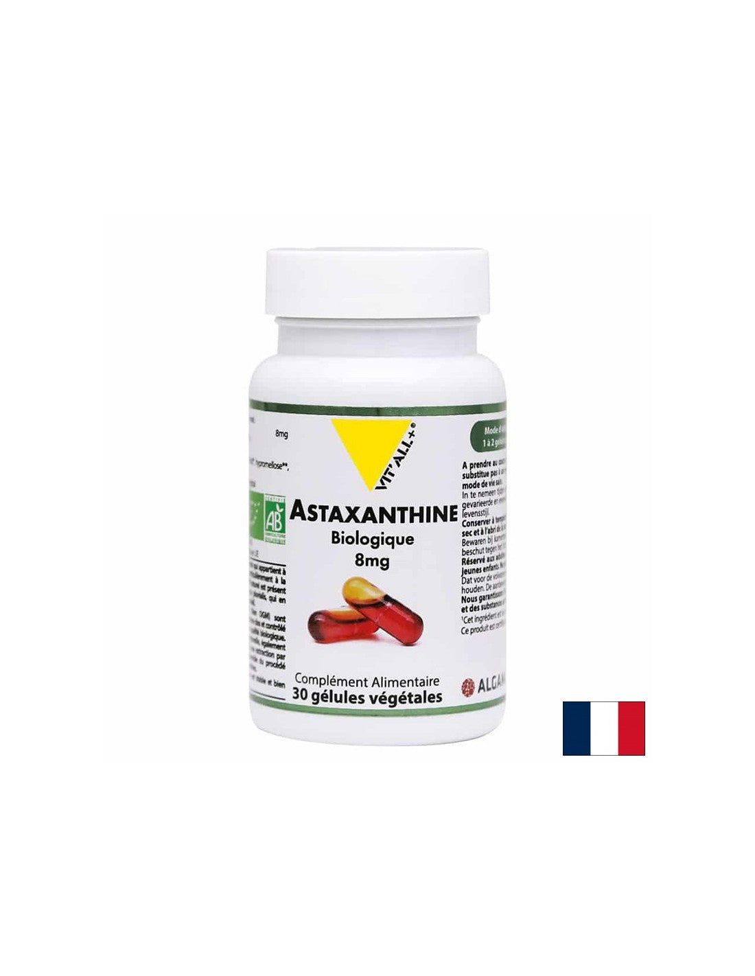 Добро зрение и клетъчно здраве - астаксантин, 8 mg x 30 капсули