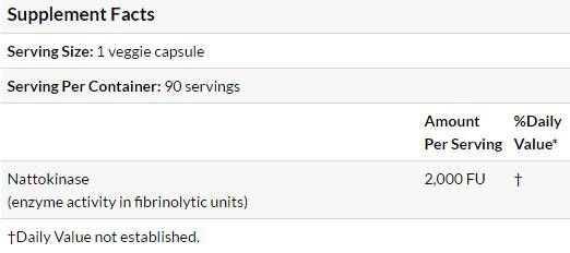 BEST Nattokinase 2,000 FUs - 90 capsules