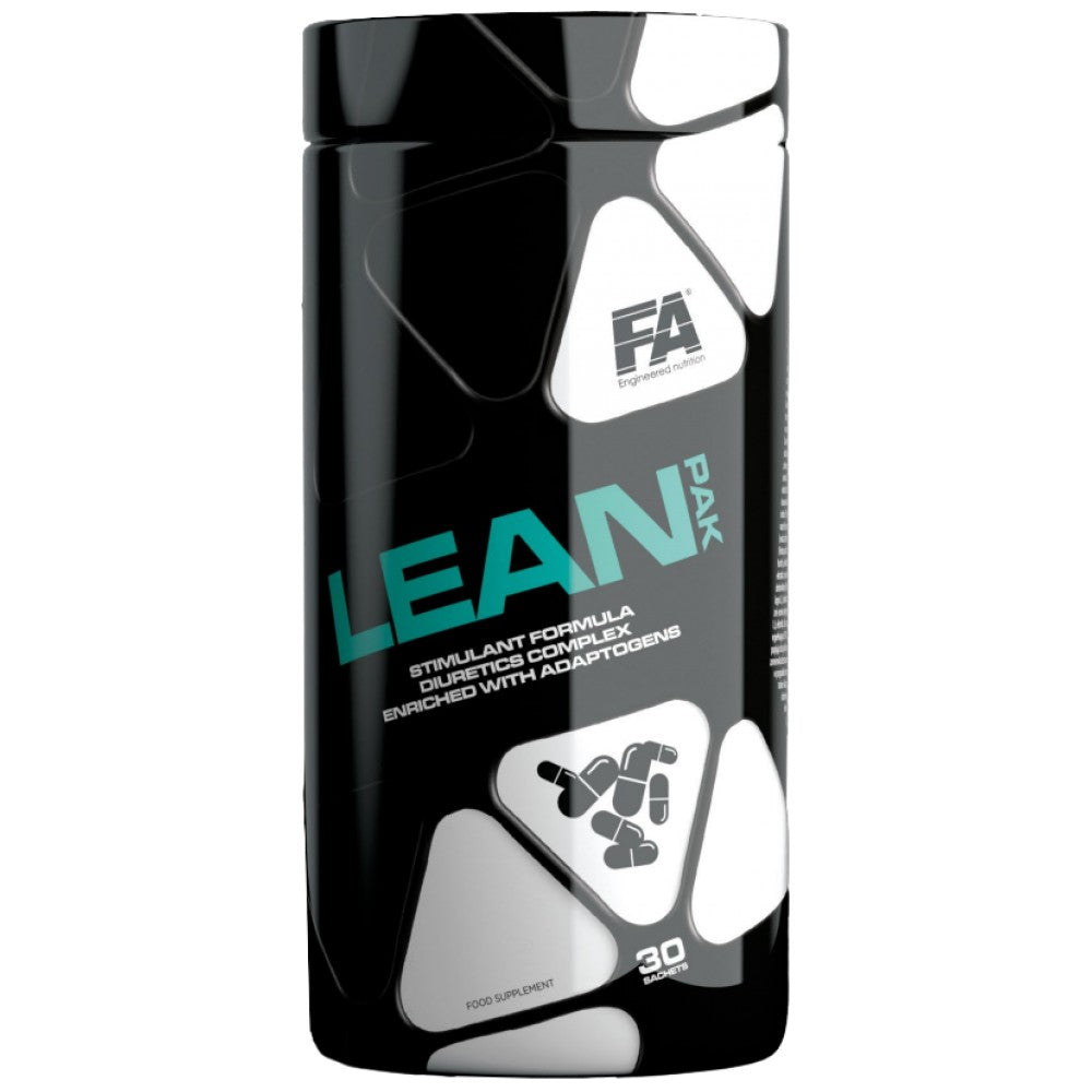 Lean Pak | Крайна формула за изгаряне на мазнини с термогеника, диуретик и адаптогени - 30 пакета