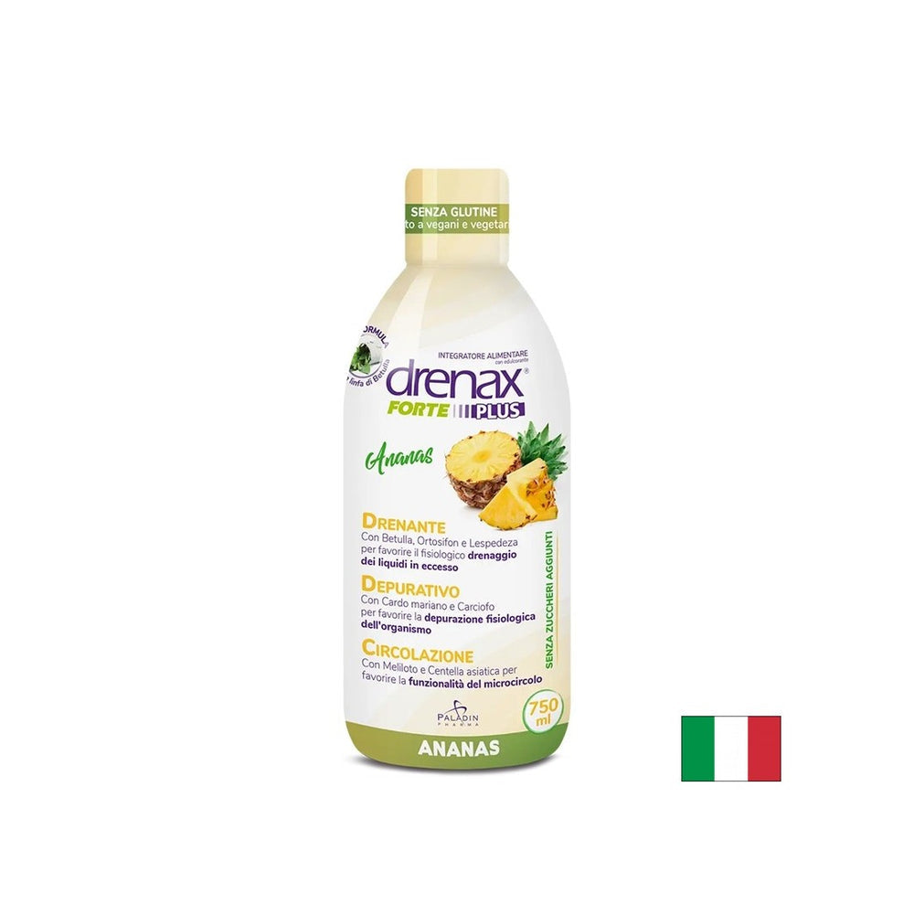 Формула за задържане против флуид с ананас - Drenax - Drenax® Forte Plus - билков диуретик, 750 ml, 25 дози