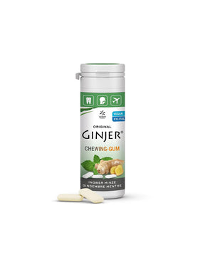 Ginger gum with mint, 30 g (20 pieces) Lemon Pharma - Nutra Best Europe