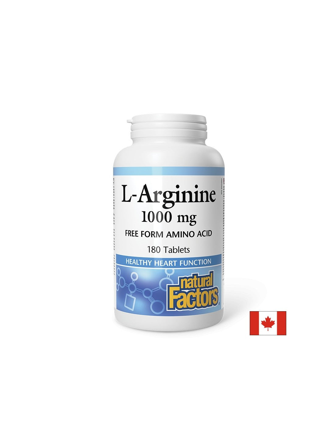 Energy - L-Arginine, 1000 mg x 180 табл <tc>Natural Factors</tc>